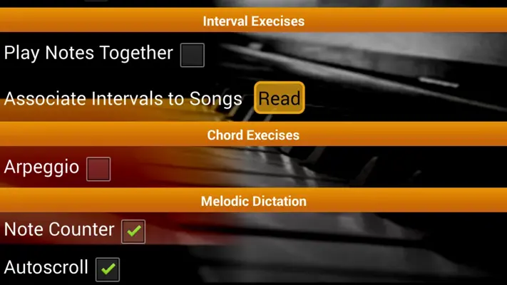 Piano Ear Training Free android App screenshot 0