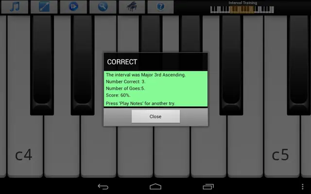 Piano Ear Training Free android App screenshot 9