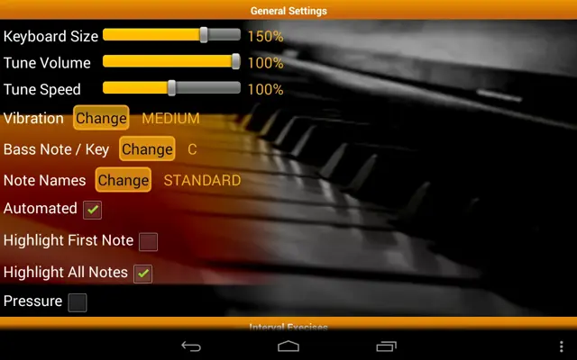 Piano Ear Training Free android App screenshot 7