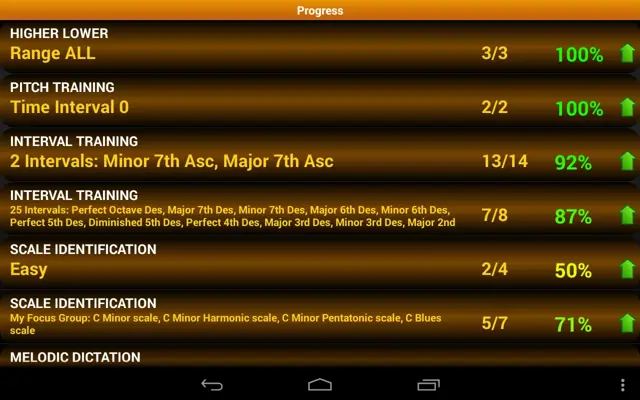 Piano Ear Training Free android App screenshot 8